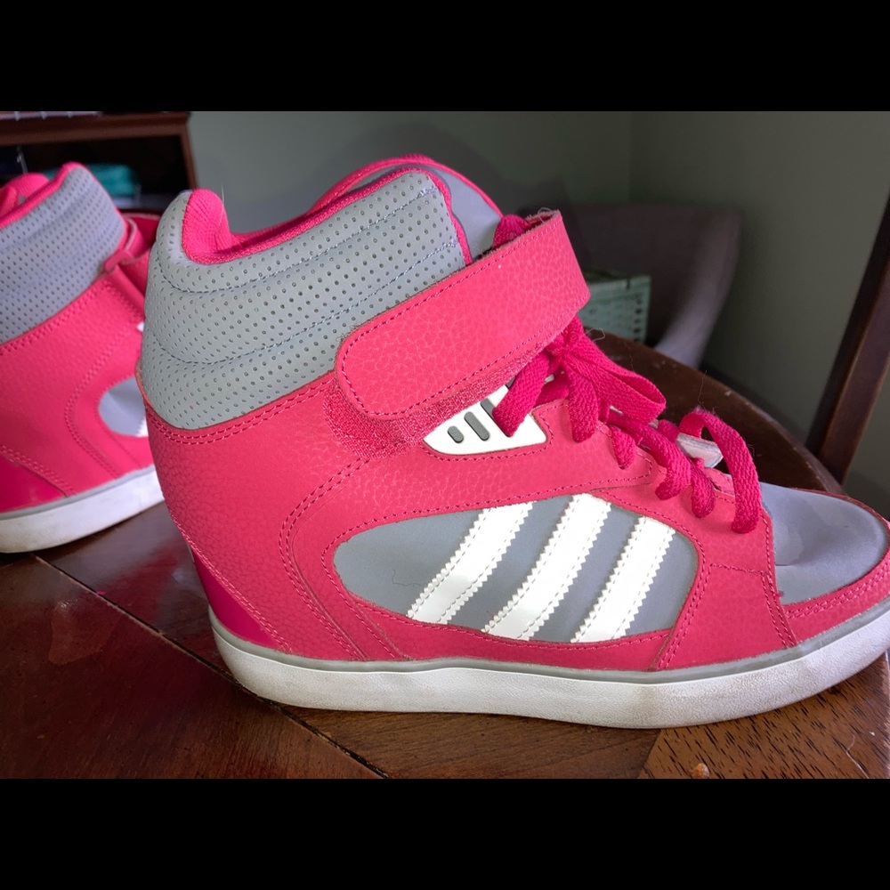 Adidas Neo hidden wedge sneakers size 9 - Picture 13 of 13